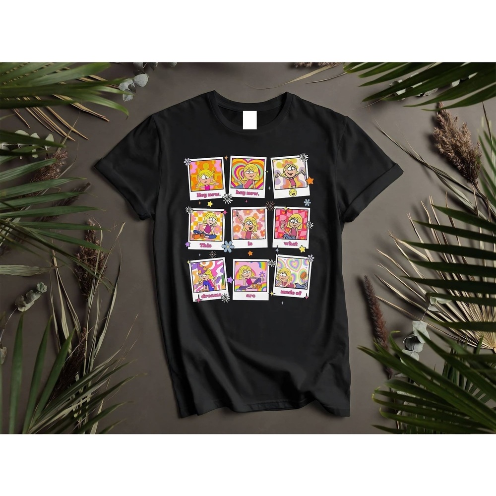Cute Disney Funny Lizzie ,Mcguire Photos  T-Shirts Black